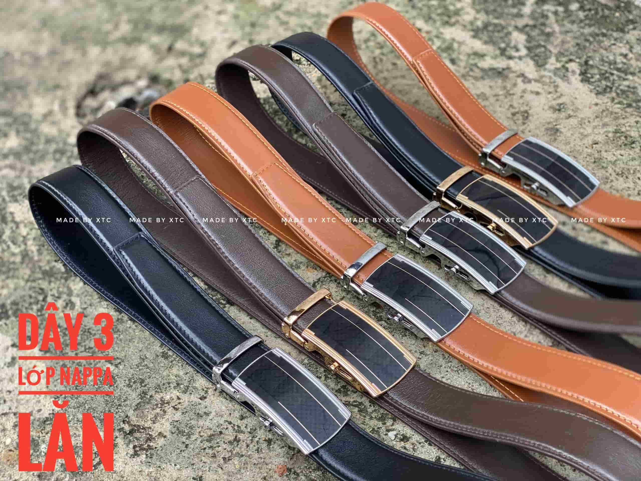 D&acirc;y 3 Lớp Nappa Da B&ograve;